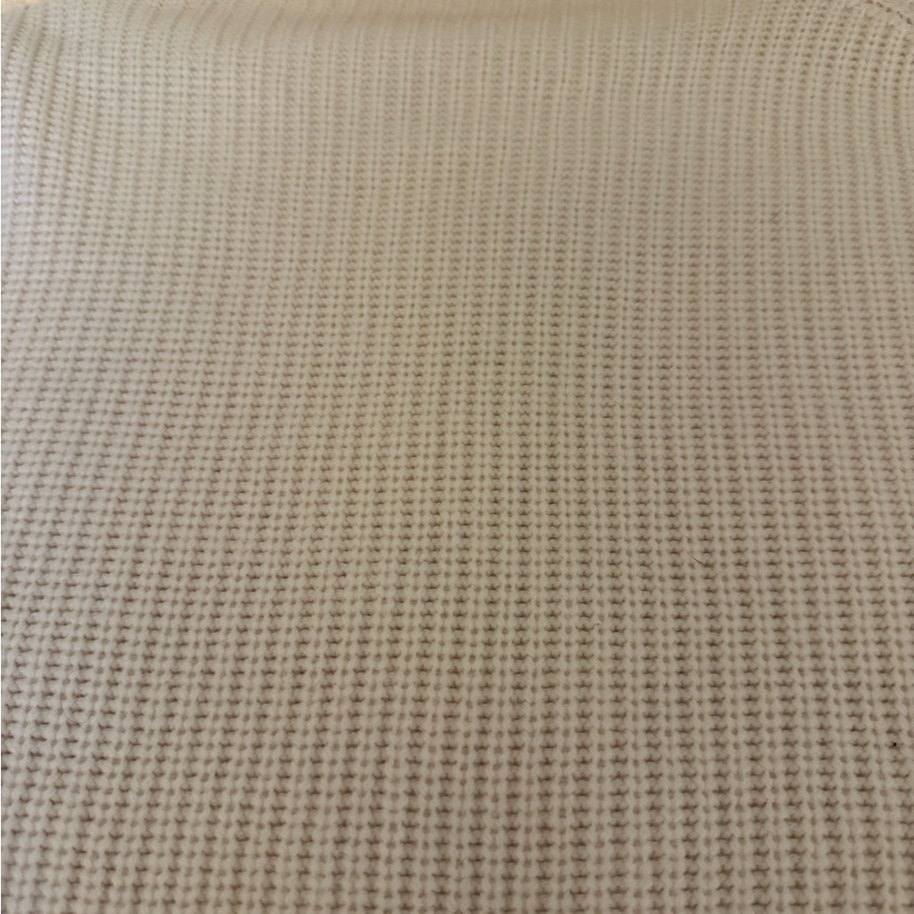 Wilfred Merino Wool Cropped Cream Cowl Neck Sweater Size XL - Picture 8 of 9